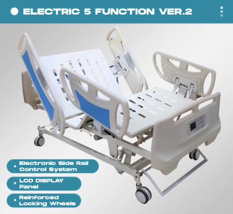 Electric 5-Function Hospital Bed